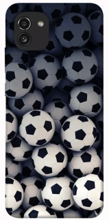 Чохол на Samsung Galaxy A03 Футбольні м'ячи фото 1 з 1