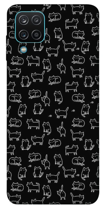 Чохол на Samsung Galaxy M12 Black Cats фото 1 з 1