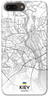 Чехол на Apple iPhone 7 plus / 8 plus Kiev white map фото 1 из 1
