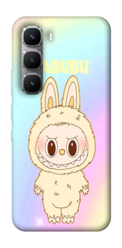 Чохол на Infinix Hot 60 Pro Fluffy Rainbow Labubu фото 1 з 1