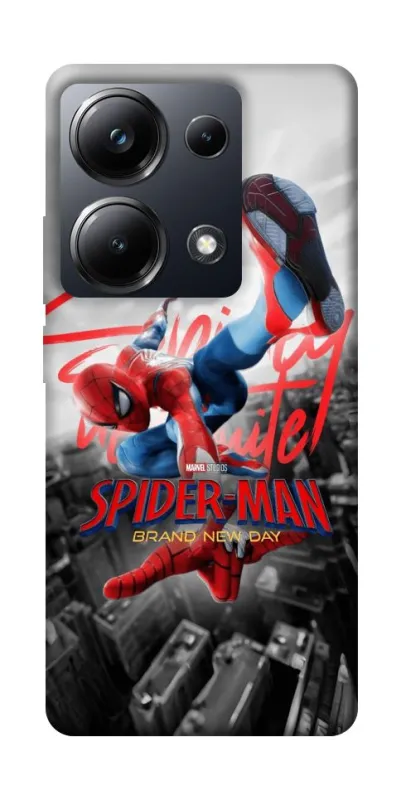 Чехол на Xiaomi Poco M6 Pro 4G Spider Man ver.1 фото 1 из 1