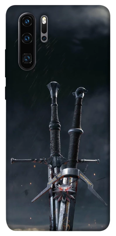 Чехол на Huawei P30 Pro Мечи Ведьмака фото 1 из 1