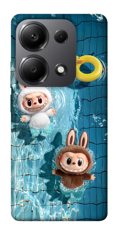 Чохол на Xiaomi Redmi Note 13 Pro 4G Labubu in the pool фото 1 з 1