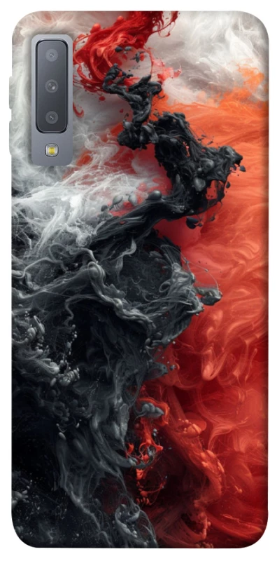 Чохол на Samsung A750 Galaxy A7 (2018) Black and Red фото 1 з 1