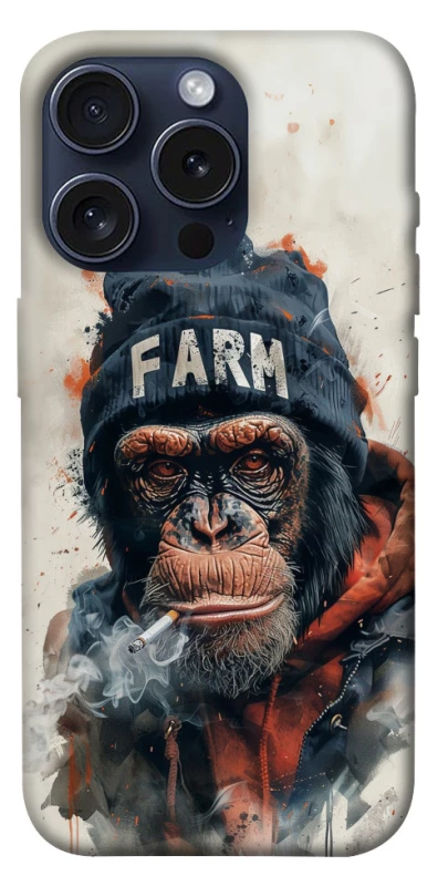 Чехол на Apple iPhone 15 Pro (6.1") Шимпанзе v3 фото 1 из 1