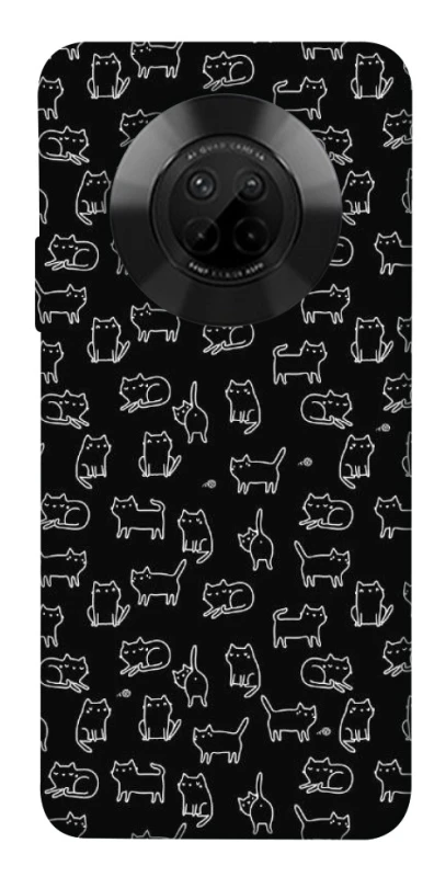 Чохол на Huawei Y9a Black Cats фото 1 з 1