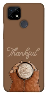 Чохол на Realme C21 Thankful coffee фото 1 з 1