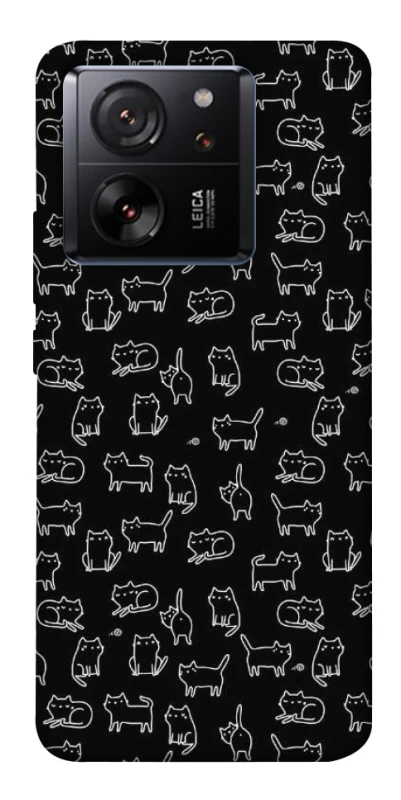 Чохол на Xiaomi 13T Black Cats фото 1 з 1