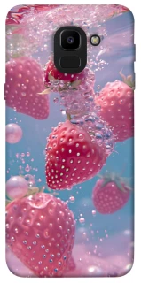 Чохол на Samsung J600F Galaxy J6 (2018) Полуниця в воді фото 1 з 1