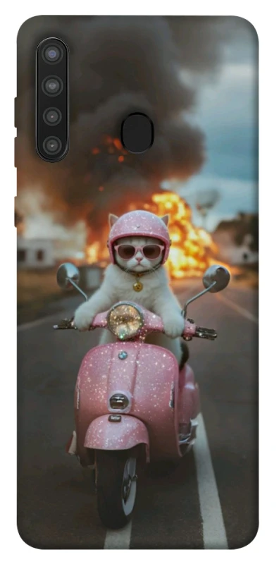 Чохол на Samsung Galaxy A21 Exploding Kittens ver.3 фото 1 з 1