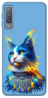 Чохол на Samsung A750 Galaxy A7 (2018) Кіт патріот фото 1 з 1