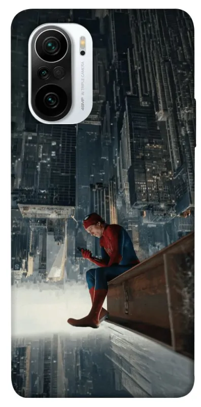 Чехол на Xiaomi Redmi K40 / K40 Pro / K40 Pro+ / Poco F3 Spider Man ver.5 фото 1 из 1