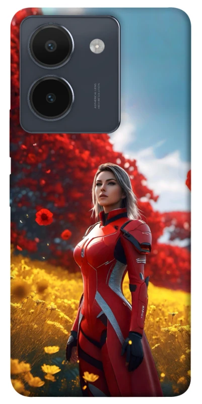 Чехол на Vivo Y36 Cyber space girl ver.5 фото 1 из 1