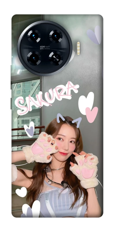 Чохол на TECNO Spark 20 Pro+ Sakura - LE SSERAFIM фото 1 з 1