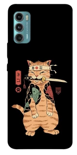 Чохол на Motorola Moto G60 Кіт-самурай фото 1 з 1