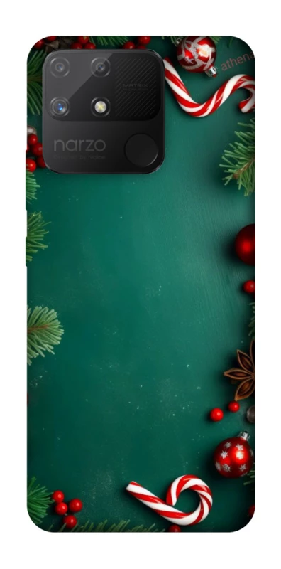 Чехол на Realme Narzo 50A Новогодний v35 фото 1 из 1