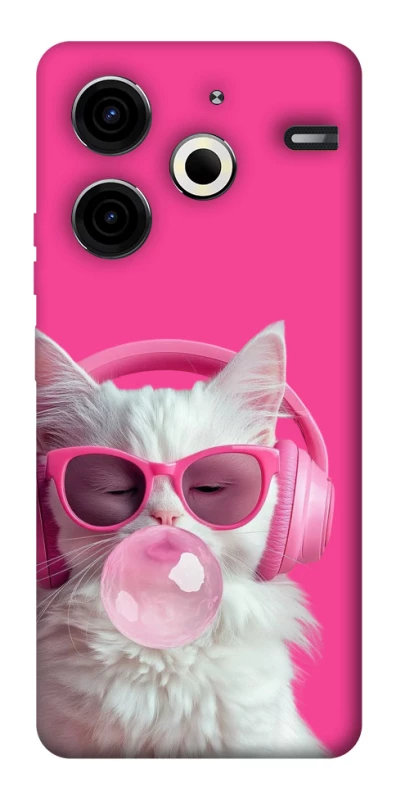 Чохол на TECNO Pova 6 Neo (LI6) Pink kitty фото 1 з 1