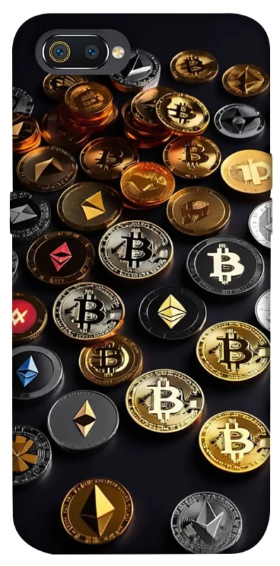 Чохол на Realme C2 Many coins фото 1 з 1
