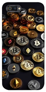 Чехол на Realme C2 Many coins фото 1 из 1