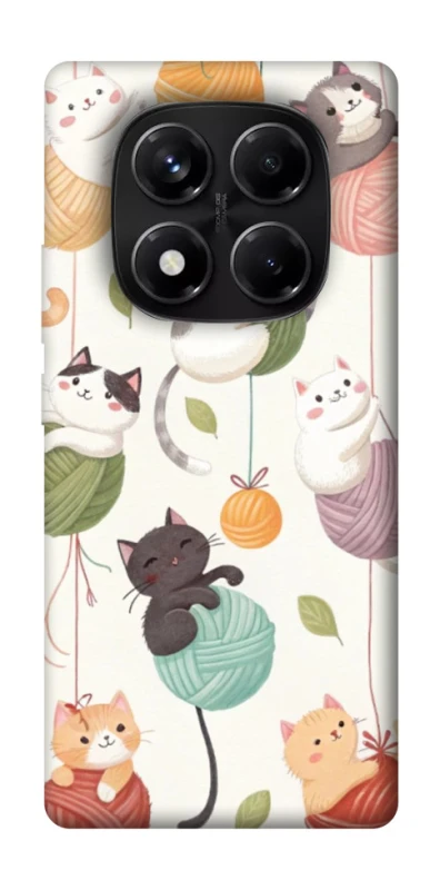 Чехол на Xiaomi Redmi Note 14 Pro 5G Funny Kittens фото 1 из 1