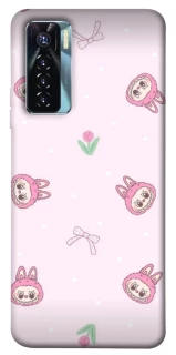 Чохол на TECNO Camon 17 Pro Labubu Flower фото 1 з 1