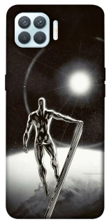 Чехол на Oppo F17 Pro Серебряный сёрфер фото 1 из 1