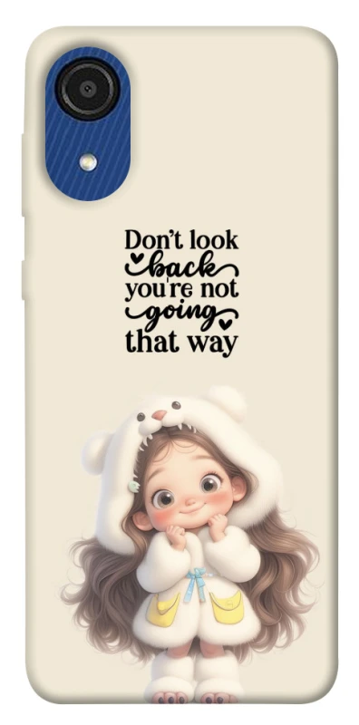 Чохол на Samsung Galaxy A03 Core Don't look back фото 1 з 1