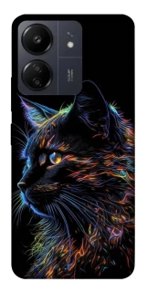 Чохол на Xiaomi Redmi 13C Чорний кіт фото 1 з 1