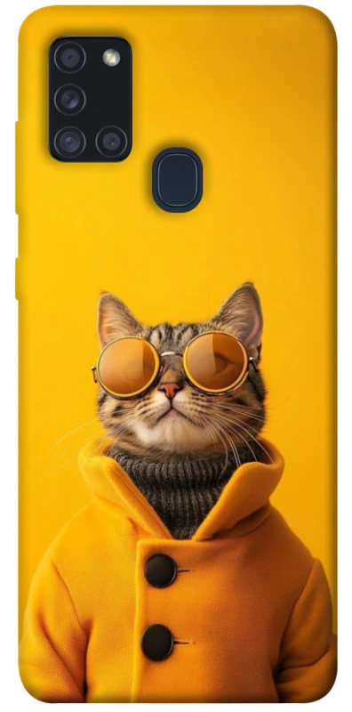 Чехол на Samsung Galaxy A21s Yellow Glasses фото 1 из 1