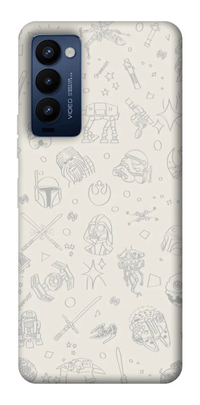 Чехол на TECNO Camon 18 Pro Star Wars background ver.1 фото 1 из 1