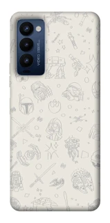 Чохол на TECNO Camon 18 Pro Star Wars background ver.1 фото 1 з 1
