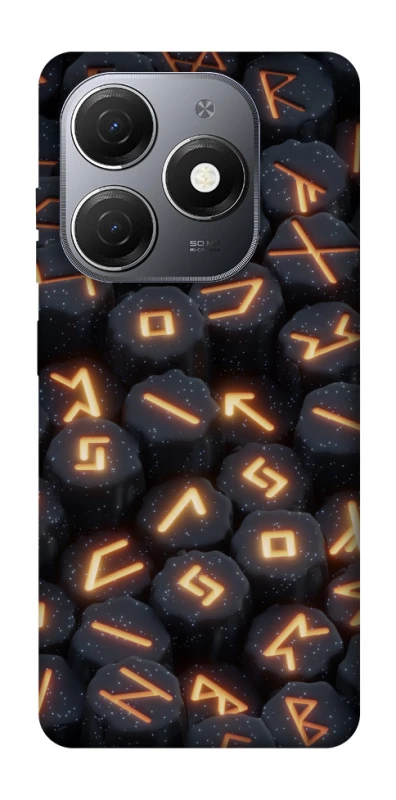 Чехол на TECNO Spark 20 Огненые руны фото 1 из 1