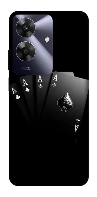 Чехол на Realme Note 60 Black Cards фото 1 из 1