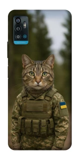 Чехол на ZTE Blade A71 Кот защитник фото 1 из 1