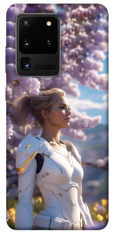 Чохол на Samsung Galaxy S20 Ultra Cyber space girl ver.1 фото 1 з 1
