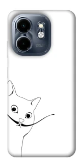 Чехол на Infinix Smart 9 4G / Hot 50i Кот Дали фото 1 из 1