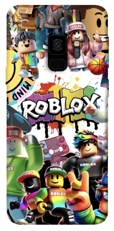 Чехол на Samsung Galaxy S9 Roblox Characters Collage фото 1 из 1