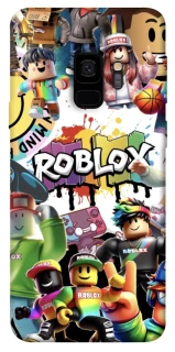 Чохол на Samsung Galaxy S9 Roblox Characters Collage фото 1 з 1