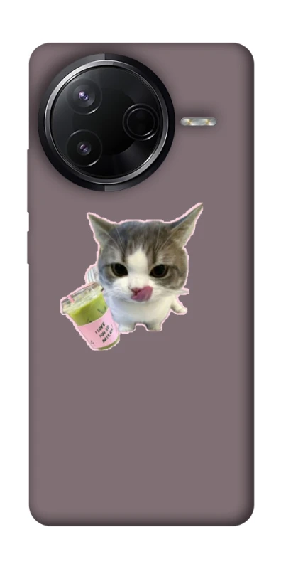 Чехол на Infinix Note 50 Pro cat matcha фото 1 из 1