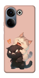 Чехол на TECNO Camon 20 Pro (CK7n) Сat and cat фото 1 Чехол на TECNO Camon 20 Pro (CK7n) Сat and cat фото 1 из 1