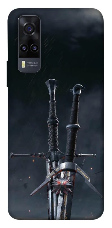 Чохол на Vivo Y31 Мечі Ведьмака фото 1 з 1
