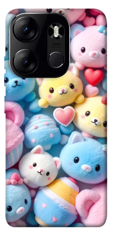 Чехол на Tecno Spark Go 2023 Soft toys фото 1 из 1