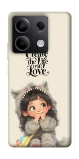 Чохол на Xiaomi Redmi Note 13 5G Create the life you love фото 1 з 1