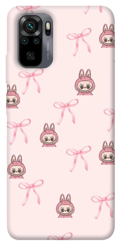 Чохол на Xiaomi Redmi Note 10 / Note 10s Pink bows and Labubus фото 1 з 1