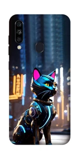 Чехол на ZTE Blade A7 (2020) Cyber cat фото 1 из 1