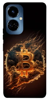 Чохол на TECNO Camon 19 Smoky Bitcoin фото 1 з 1
