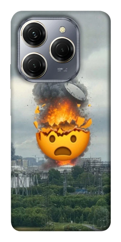 Чохол на TECNO Spark 20 Pro Moscow never sleeps ver.2 фото 1 з 1