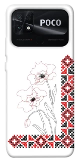 Чехол на Xiaomi Poco C40 Вышиванка на смартфон фото 1 из 1