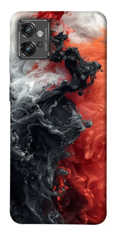 Чохол на Motorola Moto G32 Black and Red фото 1 з 1