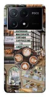 Чехол на Xiaomi Poco X6 Coffee collage ver.5 фото 1 из 1